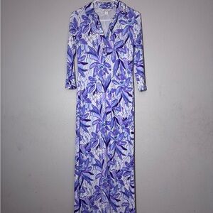 Lilly Pulitzer Berkely Maxi Dress (Tropicalia Purple)